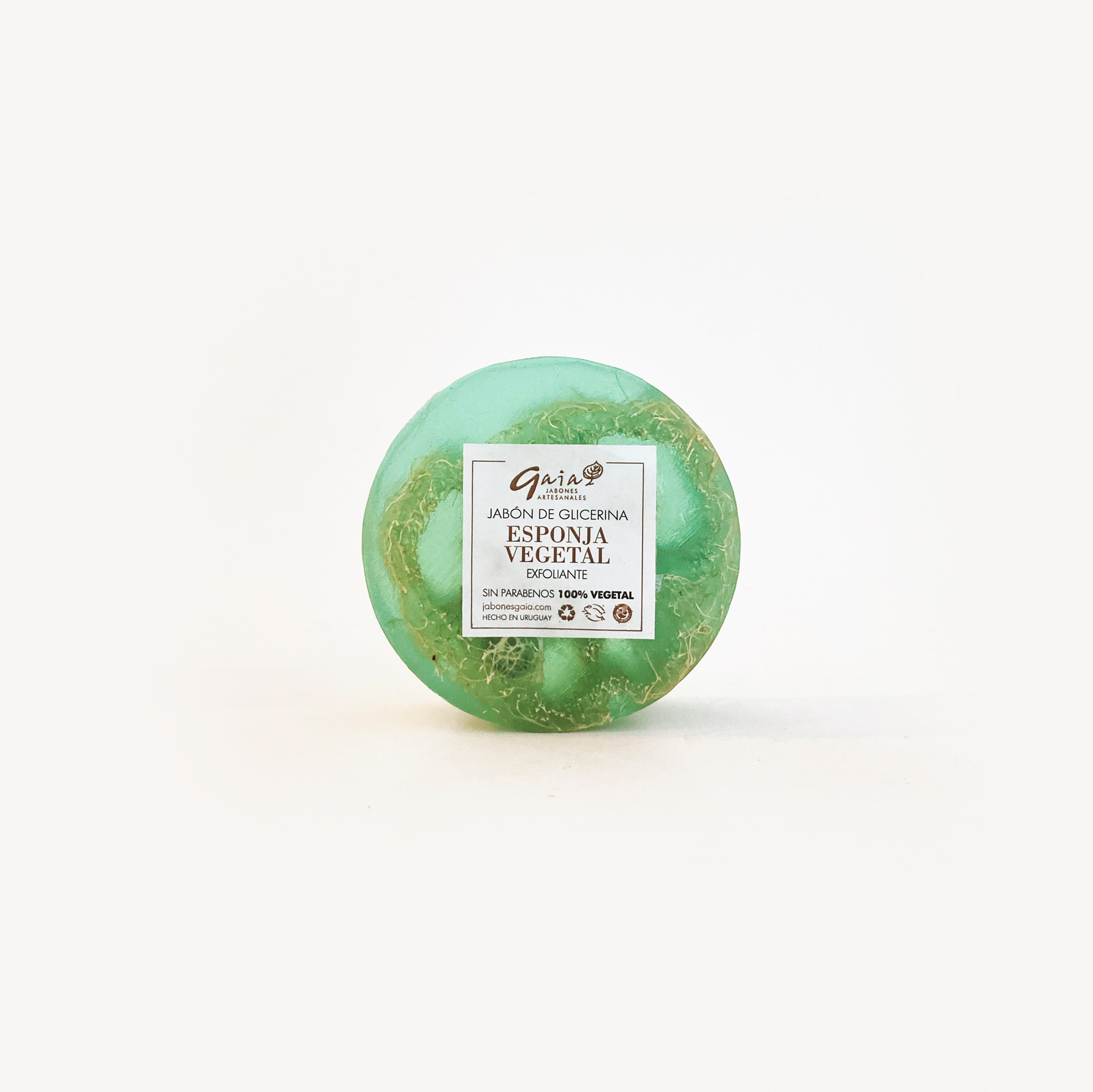 Jabones con Esponja Vegetal Algas 80gr