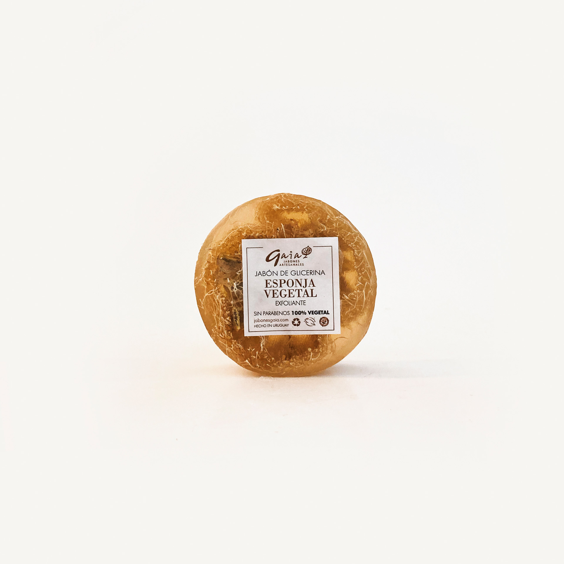 Jabones con Esponja Vegetal Lavanda 80gr